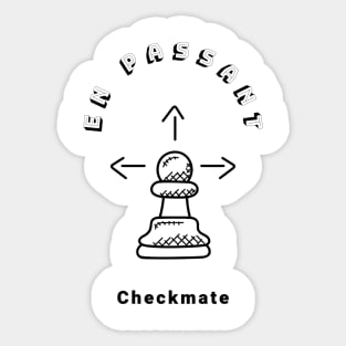 En Passant and Checkmate Sticker